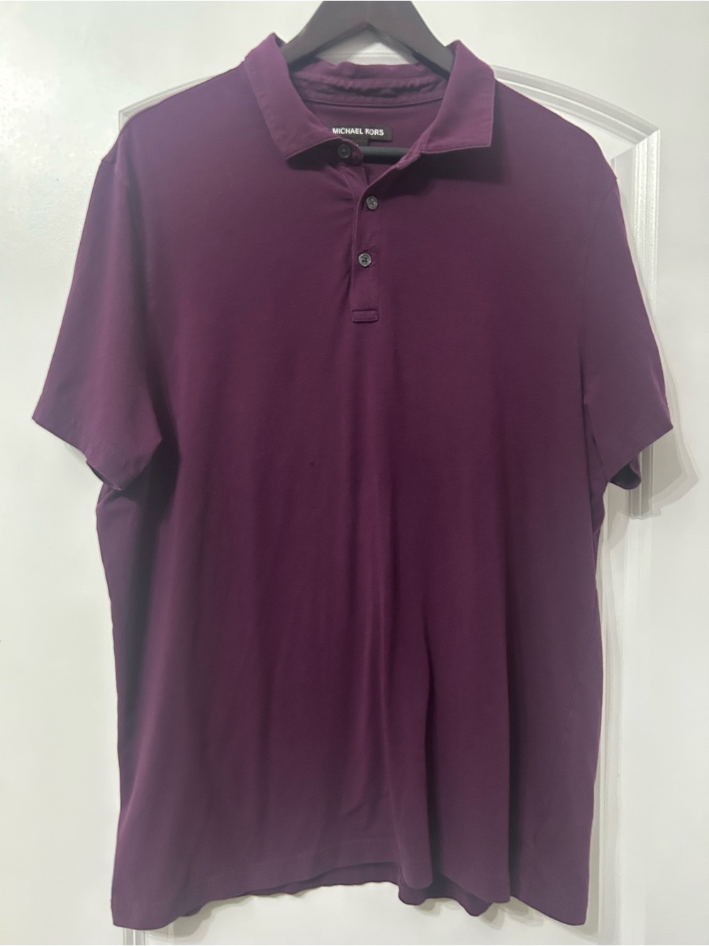 Michael Kors Men's Polo Shirt in Plum